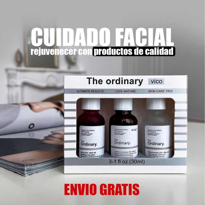 Kit Facial de Serum The Ordinary 😍 RECUPERE SU AUTOESTIMA